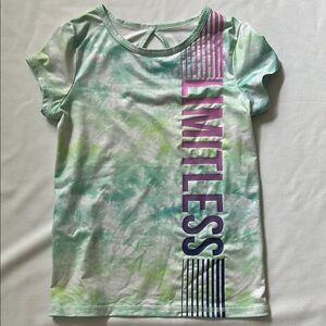 Kids Limitless Graphic Tee - Green and Purple